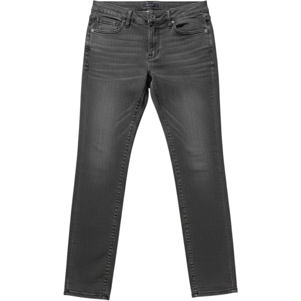 Judy Blue Black Wash Stretch Jeans Womens 15/32 Cuffed Skinny‎ Denim USA Made